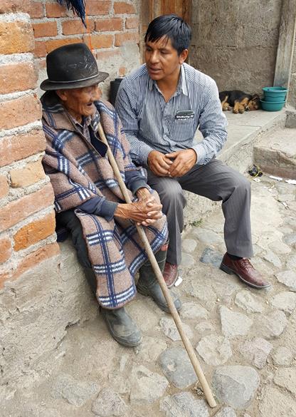 Evangelismo personal con el equipo de estudientes Peniel