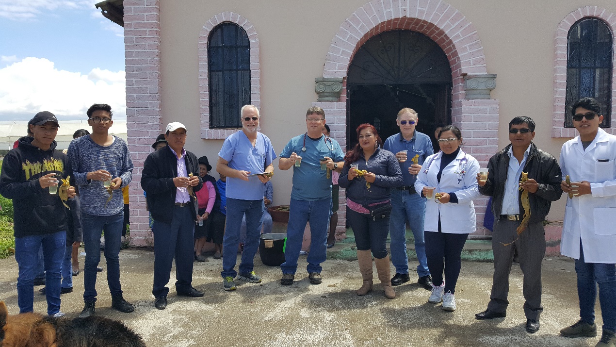 Ama Cristo equipo medico dental en el Ecuador.