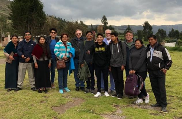 Equipo misionero Permanece en Cristo en el Ecuador.
